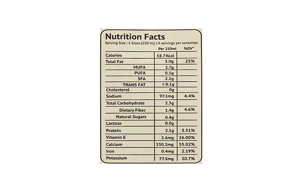 Urban Platter Almond Milk Unsweetened    Tetra Pack  1 litre